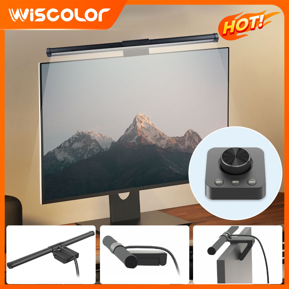 Rgb Desk Lamp Smart - ไฟ RGB สำหรับตกแต่งจอคอมพิวเตอร์ ไฟ LED ปรับความสว่างได้