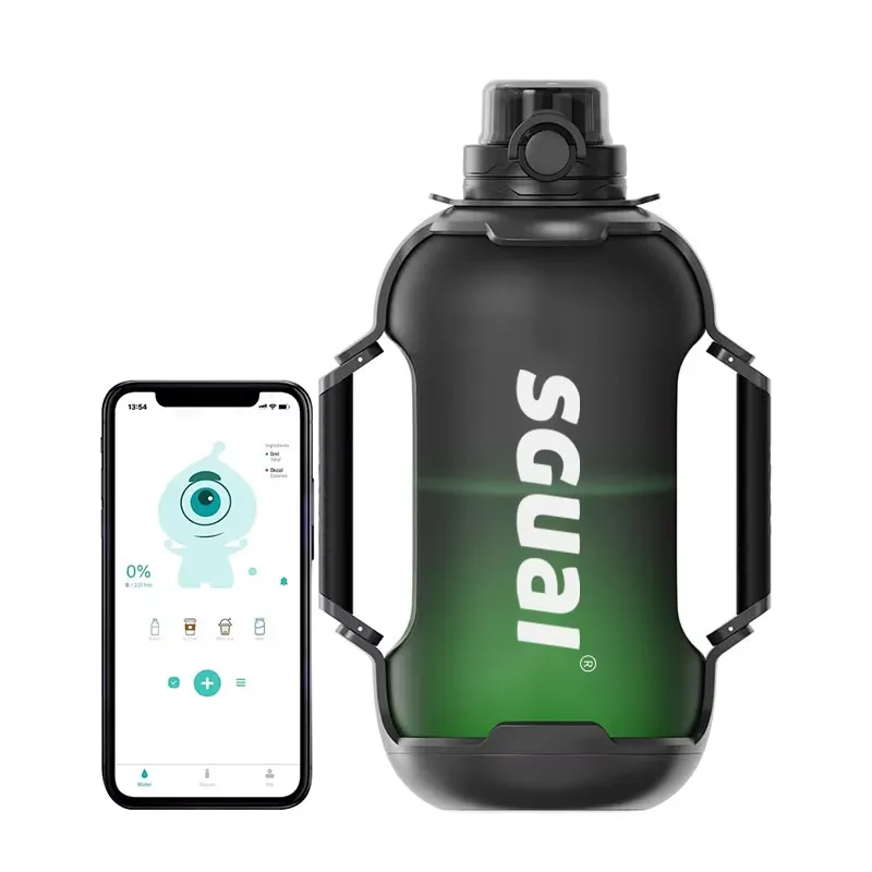 Smart Water Bottle Tracker - 【CHIMU HOME】ขวดน้ำอัจฉริยะ Tritan ขนาด 44 ออนซ์/1300