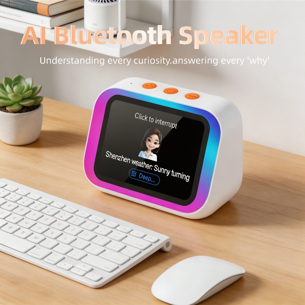 Electronics & Gadgets Beginning With D - ลำโพงบลูทูธ AI 5.4 พร้อมผู้ช่วยเสียง AI หน้าจอสัมผัส