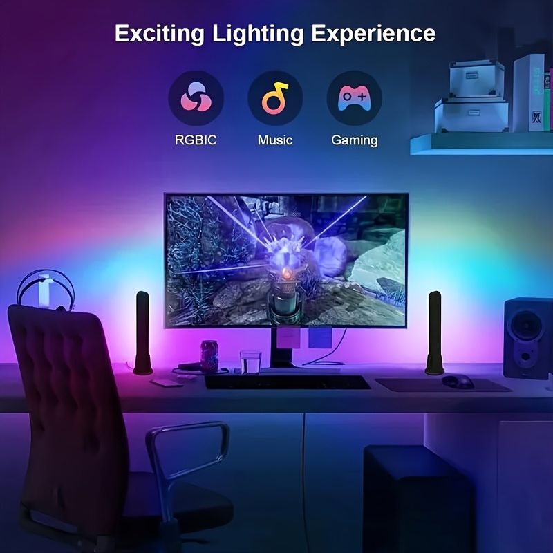 ไฟตกแต่งคอมพิวเตอร์ตั้งโต๊ะ 1  - Rgb Desk Lamp Smart บทวิจารณ์และราคา