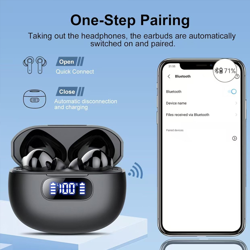 หูฟังบลูทูธ 5.4 TWS พร้อมจอ LE - Earbuds Anc Wireless บทวิจารณ์และราคา