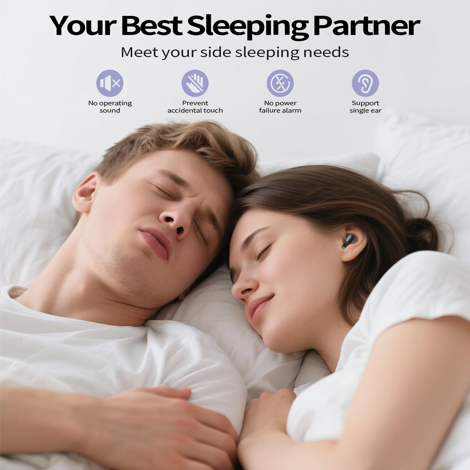 หูฟัง D20 Mini Sleep สำหรับคนน - Earbuds Anc Wireless บทวิจารณ์และราคา