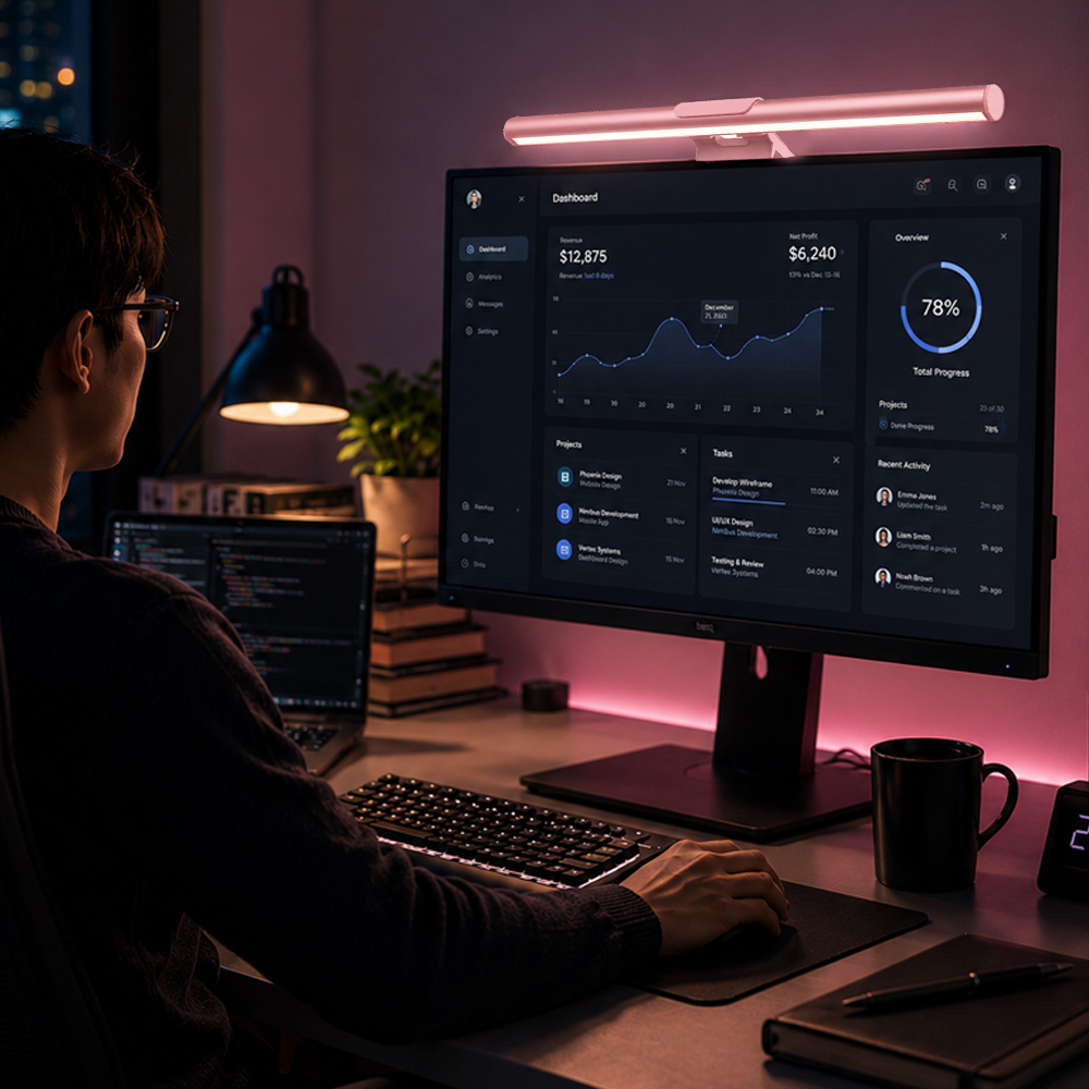 ไฟตกแต่งจอคอมพิวเตอร์แบบ LED R - Rgb Desk Lamp Smart บทวิจารณ์และราคา