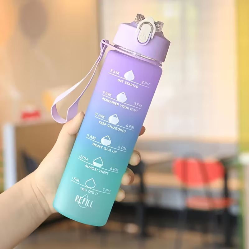 ขวดน้ำกีฬา 900 มล. ทนความร้อนส - Smart Water Bottle Tracker บทวิจารณ์และราคา