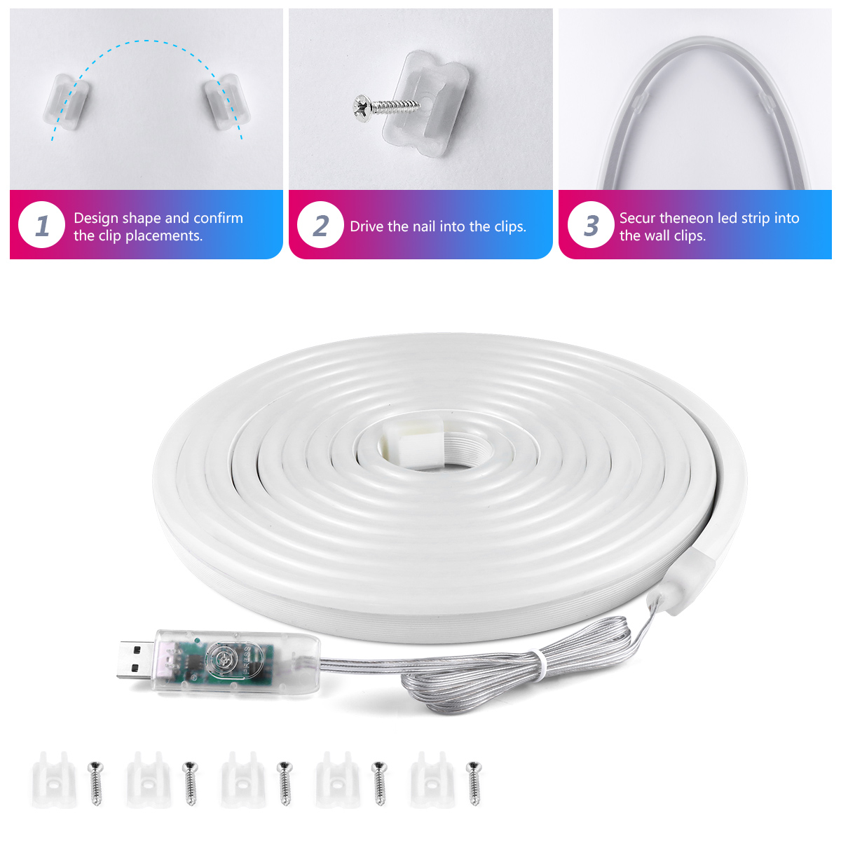 สมาร์ทบลูทูธที่มีสีสัน RGB LED - Rgb Desk Lamp Smart บทวิจารณ์และราคา
