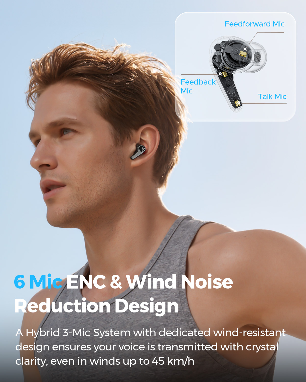 SOUNDPEATS C30 หูฟังไร้สายแบบไ - Earbuds Anc Wireless บทวิจารณ์และราคา