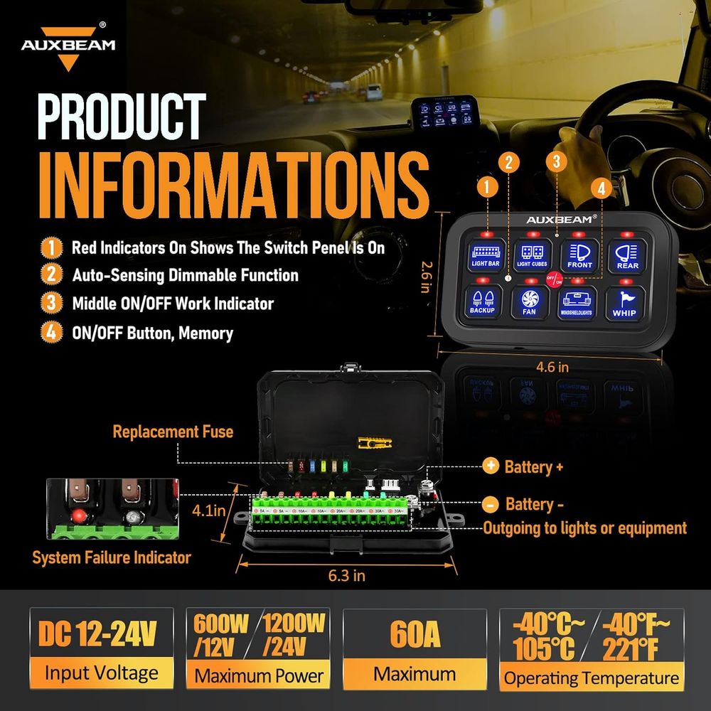 แผงสวิตช์ 8 ช่อง BA80 ระบบหรี่ - Electronics & Gadgets Beginning With D บทวิจารณ์และราคา