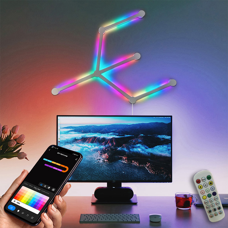 แถบไฟ RGB, การควบคุมแอพบลูทูธส - Rgb Desk Lamp Smart บทวิจารณ์และราคา