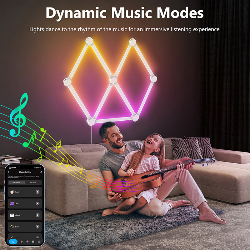 แถบไฟ RGB, การควบคุมแอพบลูทูธส - Rgb Desk Lamp Smart บทวิจารณ์และราคา