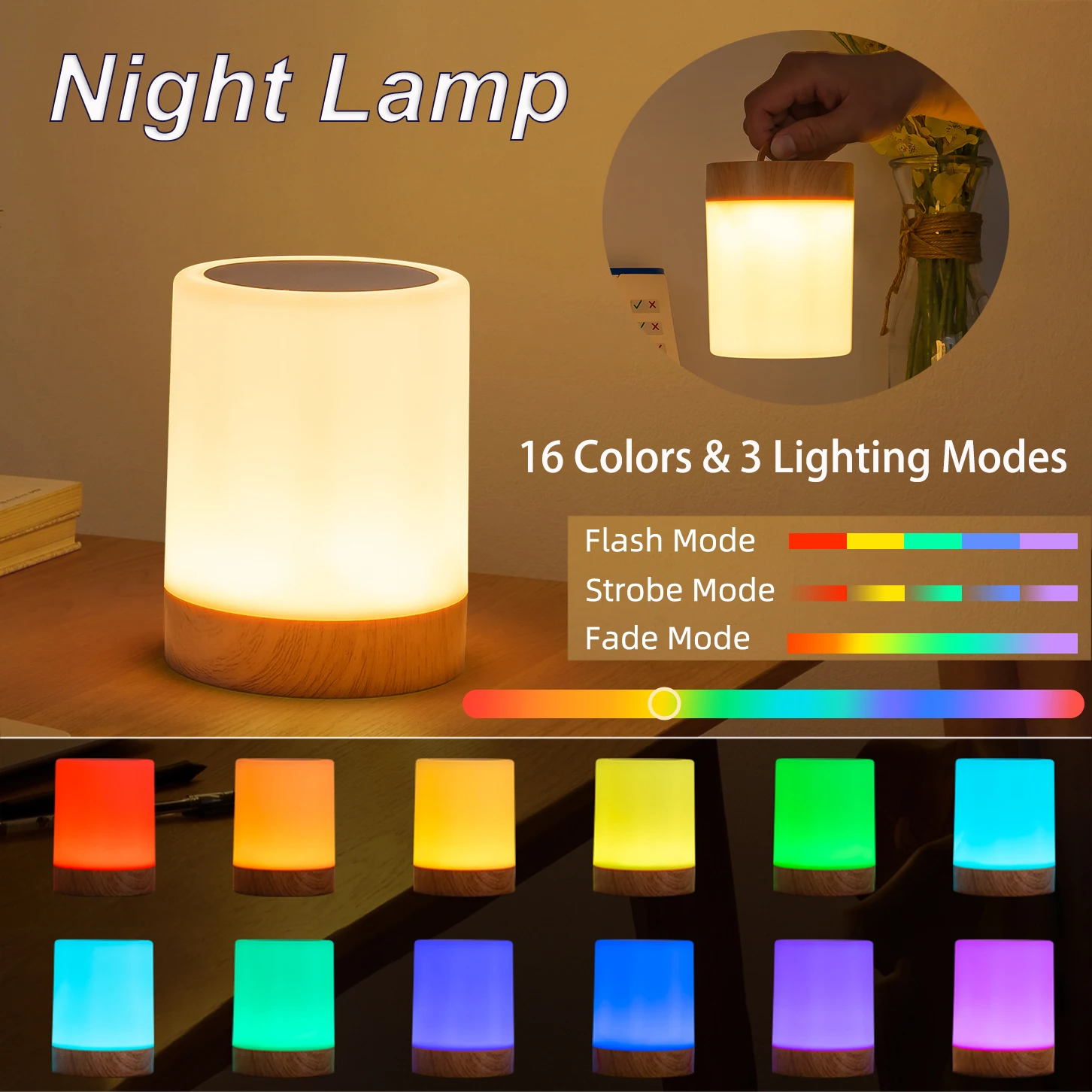 โคมไฟตั้งโต๊ะอัจฉริยะแบบสัมผัส - Rgb Desk Lamp Smart บทวิจารณ์และราคา